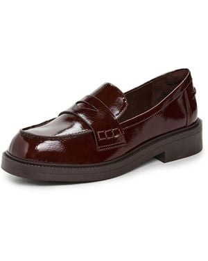 SCHUTZ SHOES Dylan Loafers - Brown