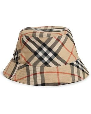 Burberry Check Bucket Hat - Multicolor