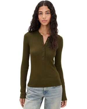 Cotton Citizen Verona Henley - Black