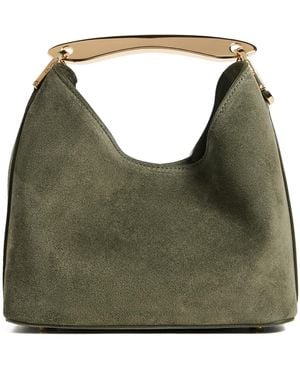 Elleme Boomerang Small Suede Bag - Green