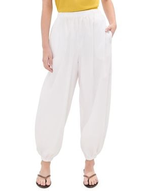 Le Bos Andi Oversized Poplin Balloon Pants - White