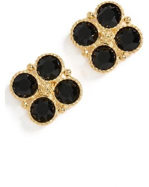Kenneth Jay Lane Post Earrings - Black