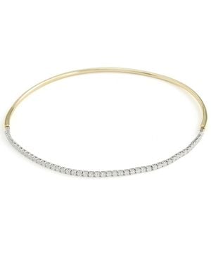 Shashi Nikita Half Tennis Necklace - Black