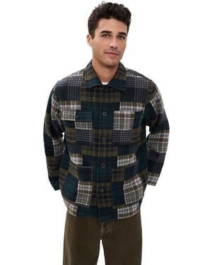 Universal Works Dockside Japanese Patchwork Jacket - Black