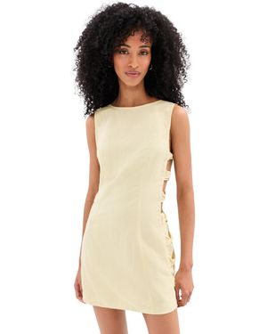 Le Bos Jane Linen Mini Dress - Black