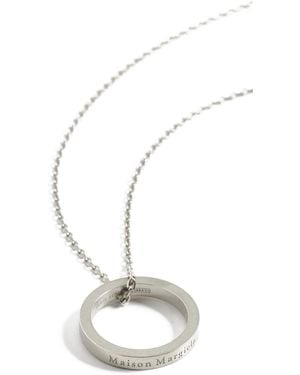 ネックレス・ペンダント MAISON MARGIELA 925 SILVER NECKLACE Silver Silver necklace Maison Margiela