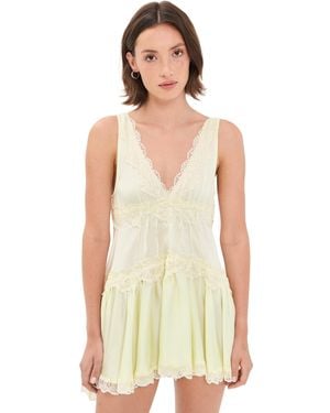 Free People This Groove Mini Slip Dress - Multicolor