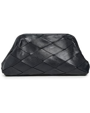 BTB Los Angeles Gigi Leather Clutch - Black