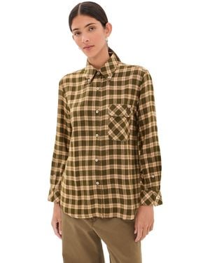 Wales Bonner Ritual Checked Flannel Shirt - Multicolour