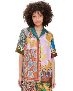ALÉMAIS Arnie Silk Shirt - Multicolor