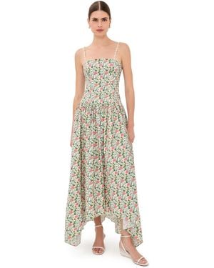 Azeeza Nayara Poplin Dress - Natural