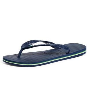 Havaianas Brazil Logo Sandals - Blue