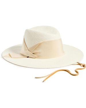 Freya Field Gardenia Straw Hat - White