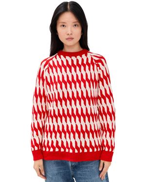 dress to Knit Sweater - Red