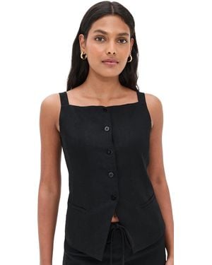 Wayf Button Front Top - Black