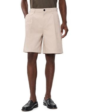 Obey Dean Pleated Shorts - Natural