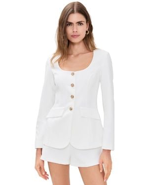 Amanda Uprichard Kya Romper - White