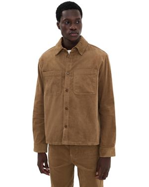 A.P.C. A. P.C. Surchemise Leon Corduroy Jacket - Brown
