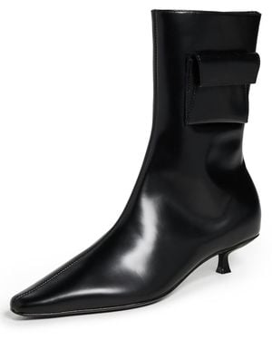 St. Agni Petit Pouch Boots - Black