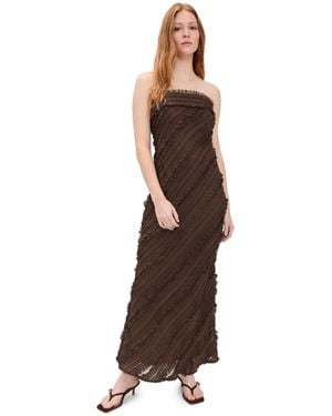 Endless Rose Strapless Maxi Dress - Brown