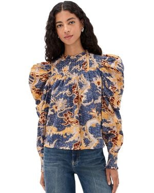 Cleobella Irina Blouse - Blue