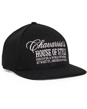Willy Chavarria Chavarria House Of Style Cap - Black