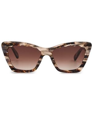Krewe Brigitte Sunglasses - Brown