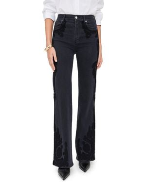 Veronica Beard Crosbie High Rise Wide Leg - Black