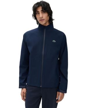 Lacoste Sport Water-repellent Golf Stretch Windbreaker - Blue