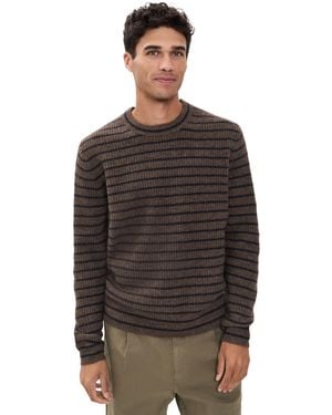 Alex Mill Jordan Cashmere Striped Sweater - Black