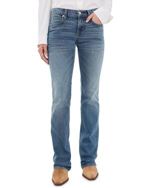 SLVRLAKE Denim Olivia Low Rise Boot Jeans - Blue