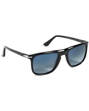 Persol Officine Pilot Polarized Sunglasses - Blue