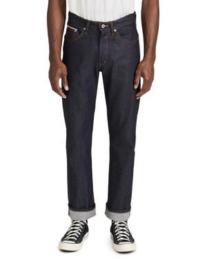 Naked & Famous True Guy 11Oz Stretch Selvedge Jeans - Black