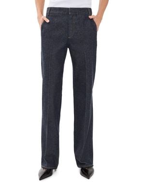 Tibi Denim Pat Petite Trouser Jeans - Blue