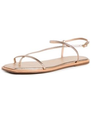 Kaanas Alayta Square Toe Naked Sandals - White