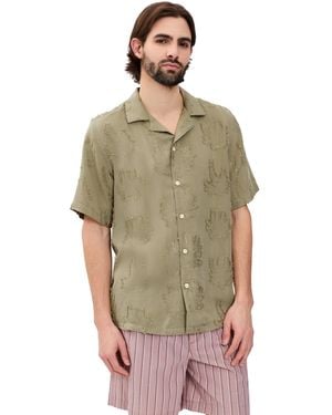 Oas Palmoza Rocco Shirt - Brown