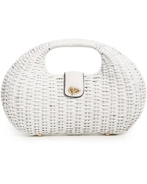 Cult Gaia Lydia Top Handle Bag - White
