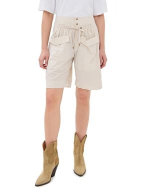Isabel Marant Gabriela Shorts - Natural