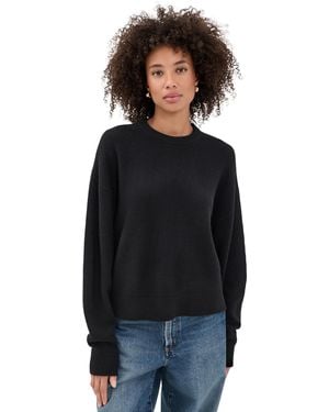 Theory Cashmere Crew Neck Sweater - Black