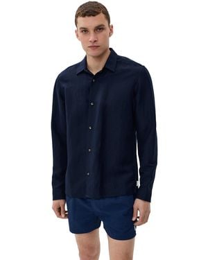 AUTO-REPLY Andrew Linen Shirt - Blue