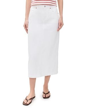 Alex Mill Ruby Denim Skirt - White