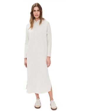 Frank & Eileen James Hooded Cape Dress - White