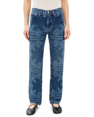 Madewell The Dean Easy Straight Jean - Blue