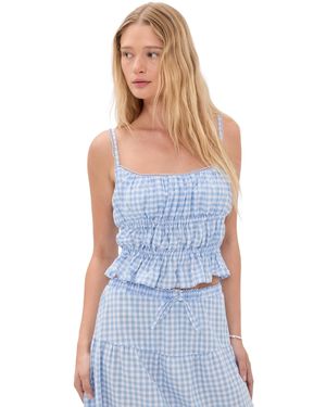 Peixoto Amelia Top - Blue