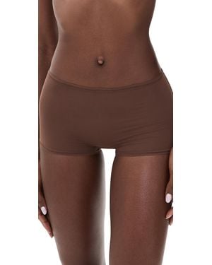 Skims Fit Everybody Boy Shorts - Brown