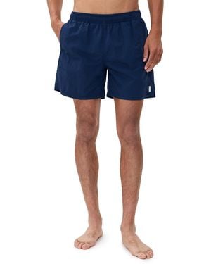 AUTO-REPLY Solid Sebastian Swim Trunks 6 - Blue