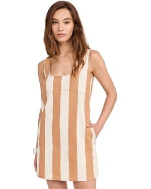 Simon Miller Sahara Striped Denim Dress - Multicolor