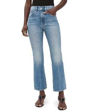 A.L.C. A. L.C. The 009 Cropped Flare Jeans - Blue