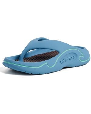 Rabanne 3D Flip Flops - Blue