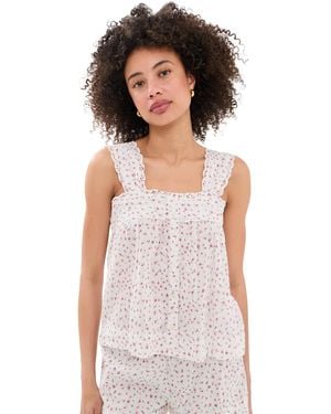 Damson Madder Harrietta Button Through Cami - Natural